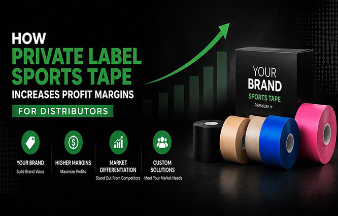 How Private Label Sports Tape Increases Profit Margins for Distributors